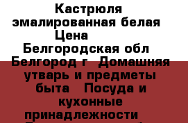 Кастрюля. эмалированная белая › Цена ­ 150 - Белгородская обл., Белгород г. Домашняя утварь и предметы быта » Посуда и кухонные принадлежности   . Белгородская обл.,Белгород г.